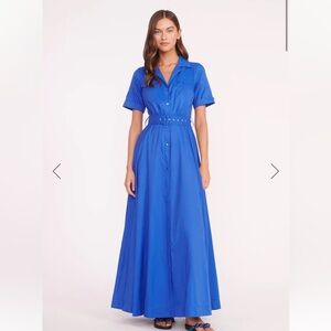 New with tags Staud Millie maxi dress in color lapis